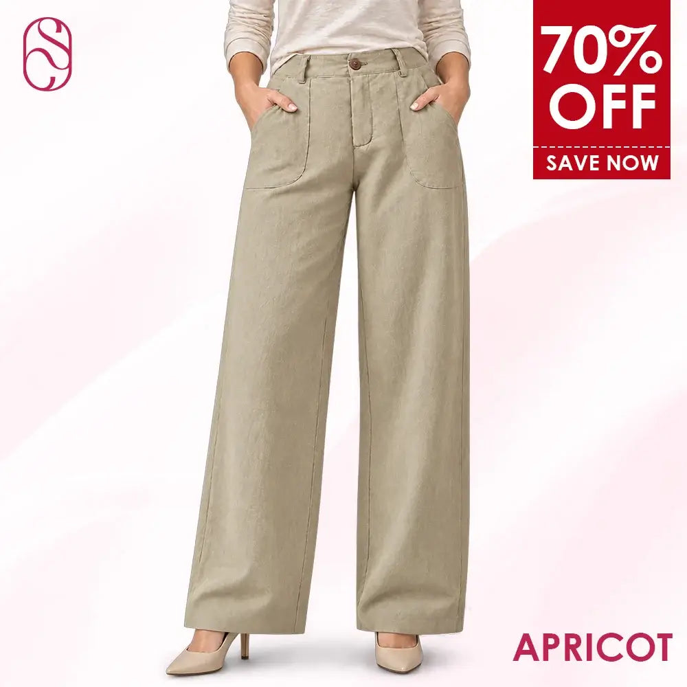 CheriShape - Lightweight Straight-Leg Comfort Pants for Seniors