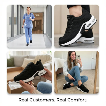 Talqimo™ Pro — 12-Hour Shift Shoes for All-Day Foot, Knee & Back Pain Relief