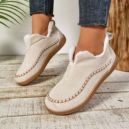LAST DAY 55% OFF Women's Cozy Fleece-Lined Ankle Boots