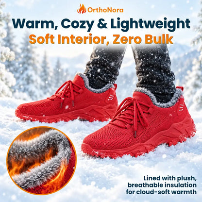 OrthoNora - Cozy Hands-Free Slip-On Orthopedic Fleece-Lined Winter Shoes