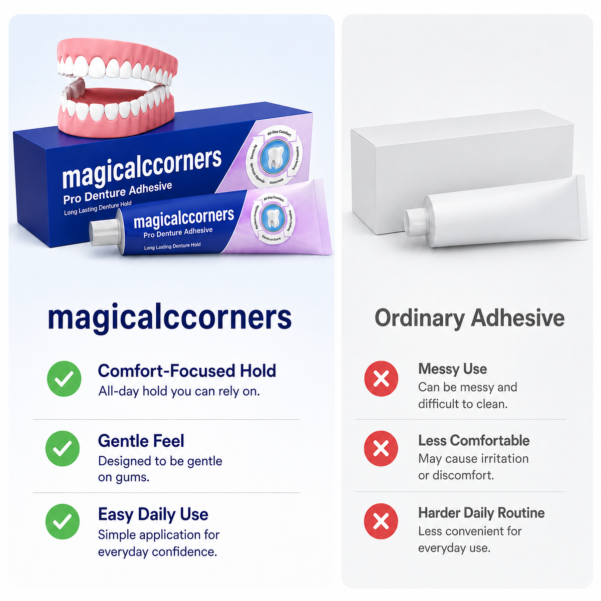 magicalccorners Pro Denture Adhesive