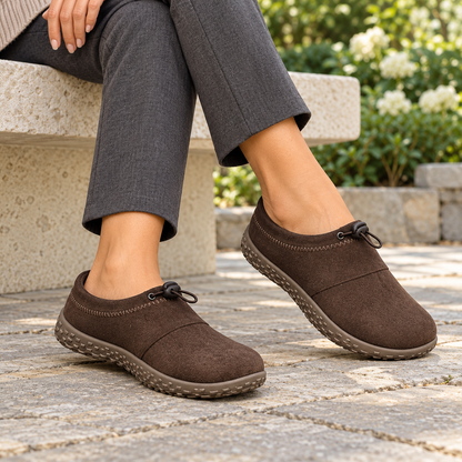 Round-Toe Comfort Walking Shoes