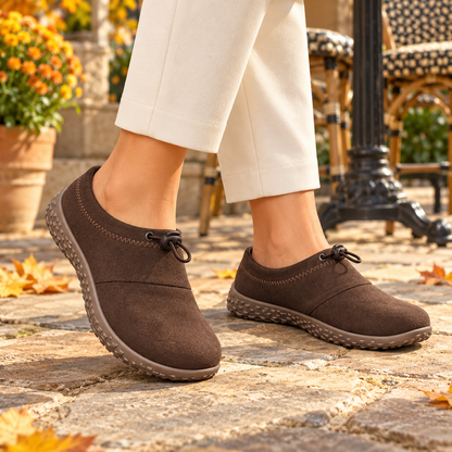 Round-Toe Comfort Walking Shoes