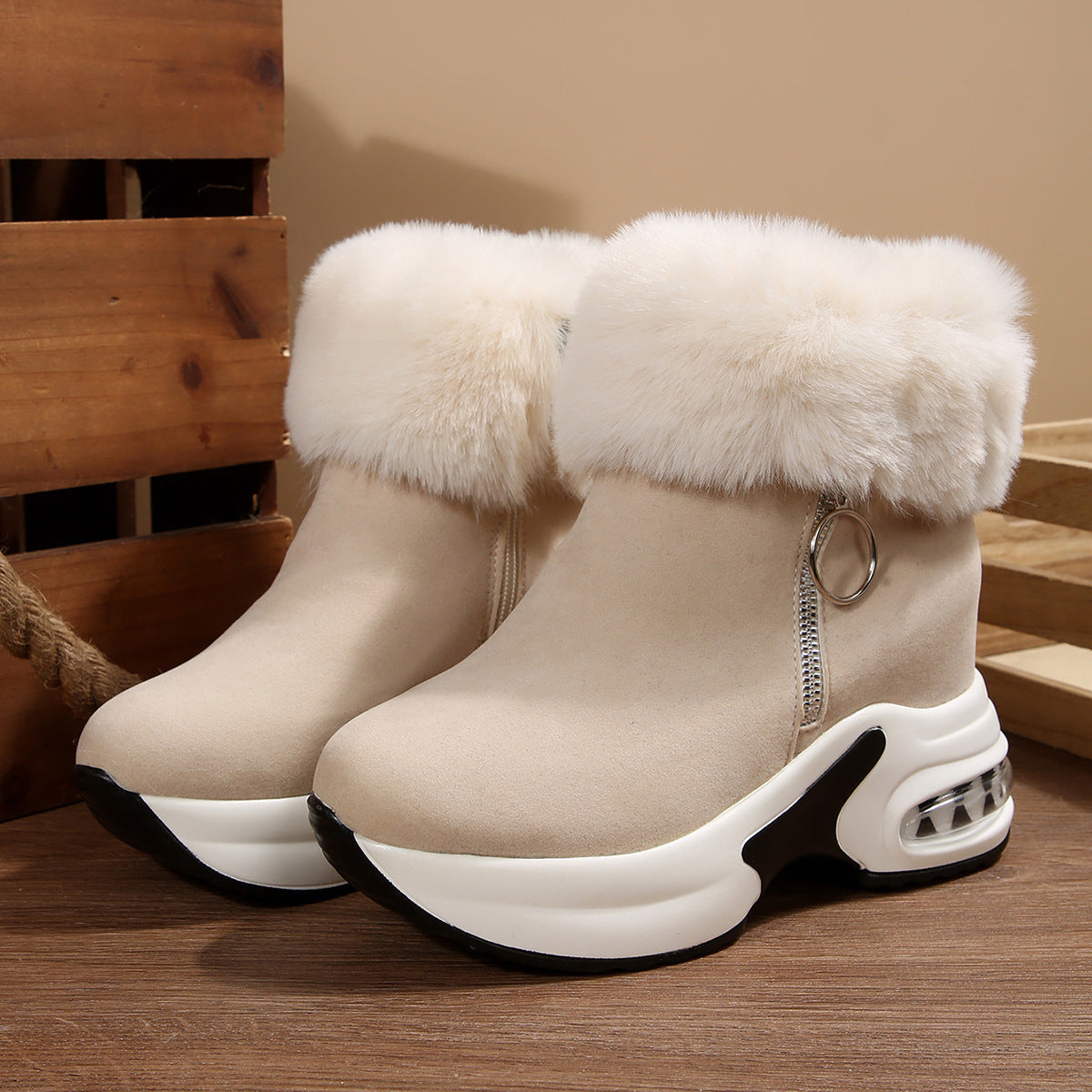 Best-selling insulated snow boots with a side zipper