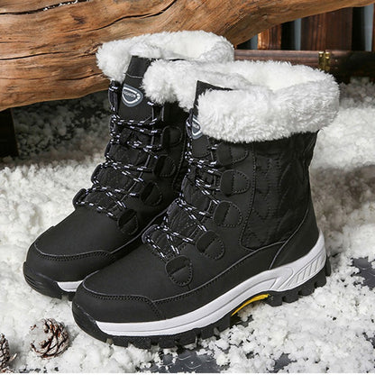 Aspen Front-Zip Quilted Boots
