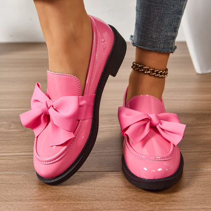 Women's anti-slip round toe slip-on loafers
