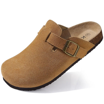 🔥 50% OFF – Unisex Genuine Suede Arch Support Clogs