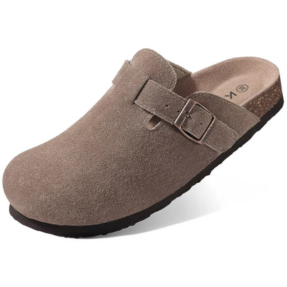🔥 50% OFF – Unisex Genuine Suede Arch Support Clogs