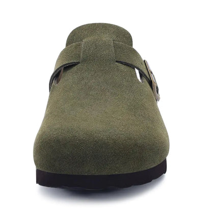 🔥 50% OFF – Unisex Genuine Suede Arch Support Clogs