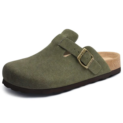 🔥 50% OFF – Unisex Genuine Suede Arch Support Clogs