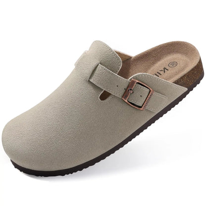 🔥 50% OFF – Unisex Genuine Suede Arch Support Clogs