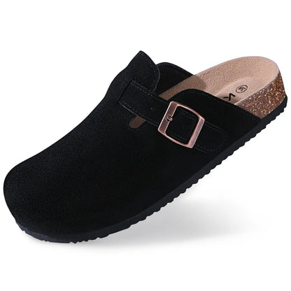 🔥 50% OFF – Unisex Genuine Suede Arch Support Clogs