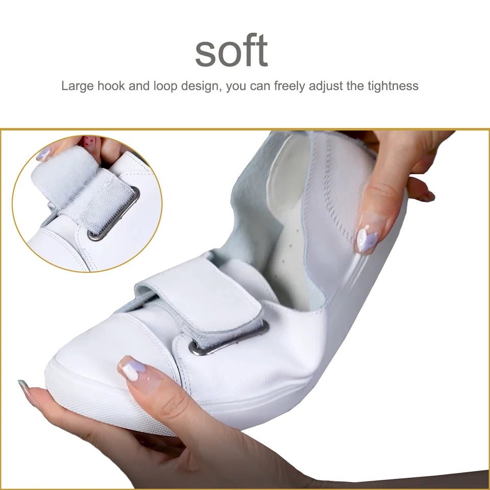 EOFK Summer Women Loafers Flats Lady Slip on White Genuine Leather Moccasins Casual Female Shoes Zapatos De Mujer