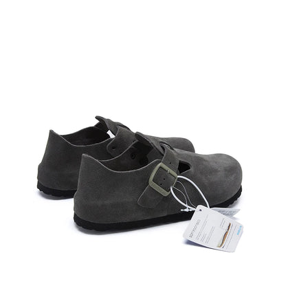 🔥 50% OFF – Women’s Genuine Leather Cork Arch Support Clogs