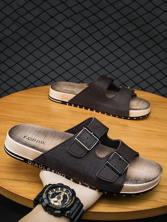 🔥 50% OFF – Men’s Adjustable Buckle Comfort Sandals