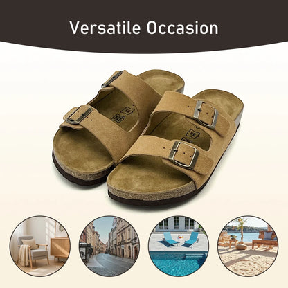 🔥 50% OFF – Unisex Suede Cork Arch Support Sandals