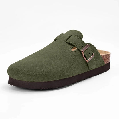 🔥 50% OFF – Unisex Genuine Suede Arch Support Clogs
