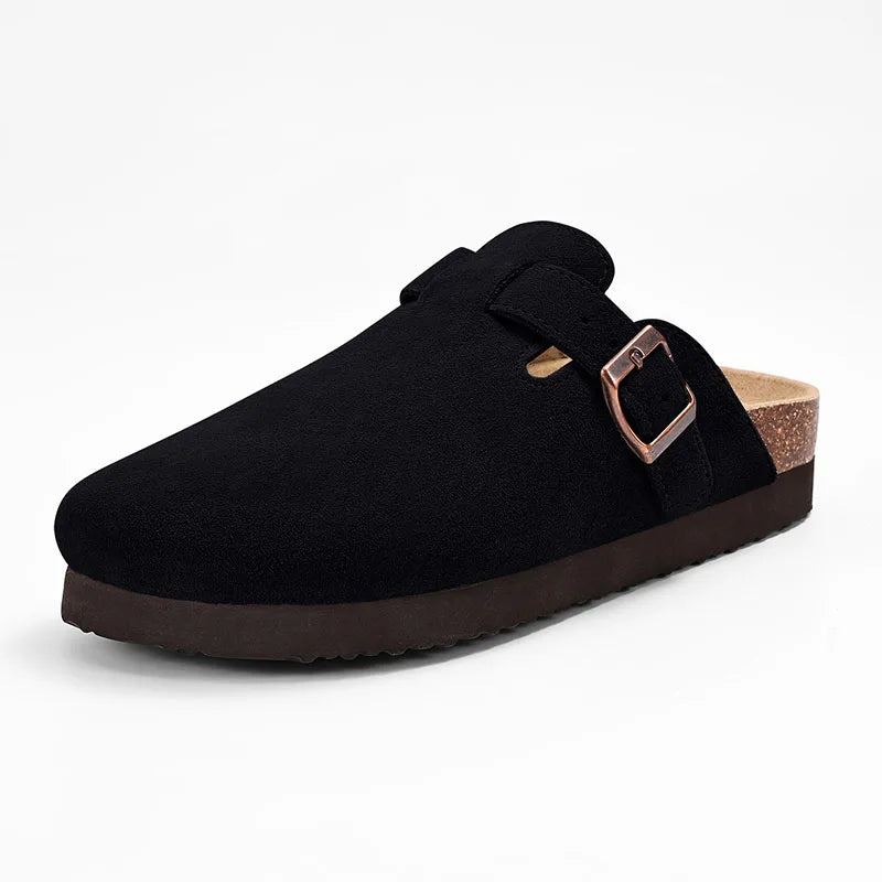 🔥 50% OFF – Unisex Genuine Suede Arch Support Clogs