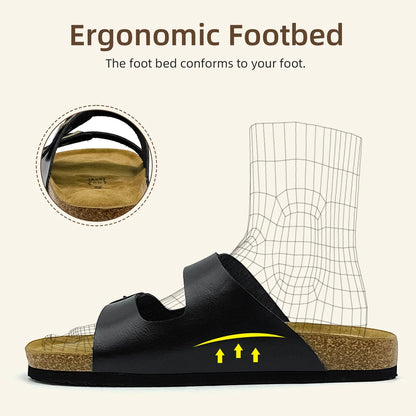 🔥 50% OFF – Unisex Cork Arch Support Comfort Sandals
