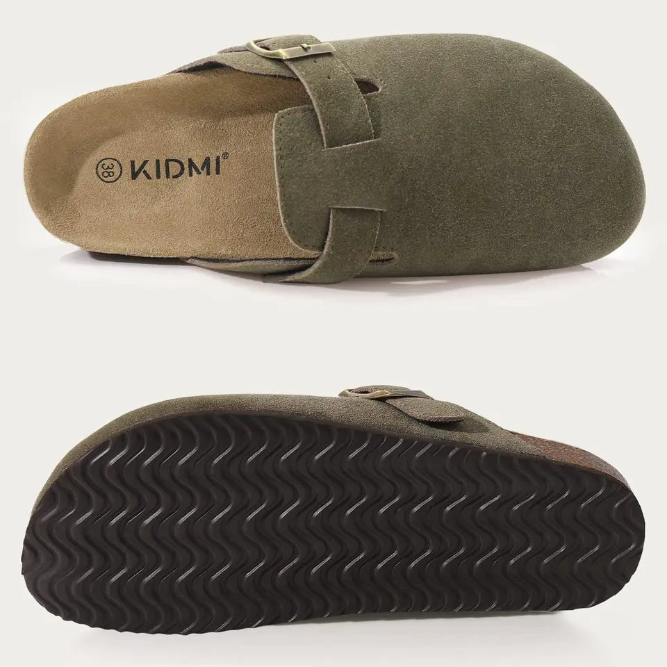 🔥 50% OFF – Unisex Genuine Suede Arch Support Clogs