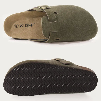 🔥 50% OFF – Unisex Genuine Suede Arch Support Clogs