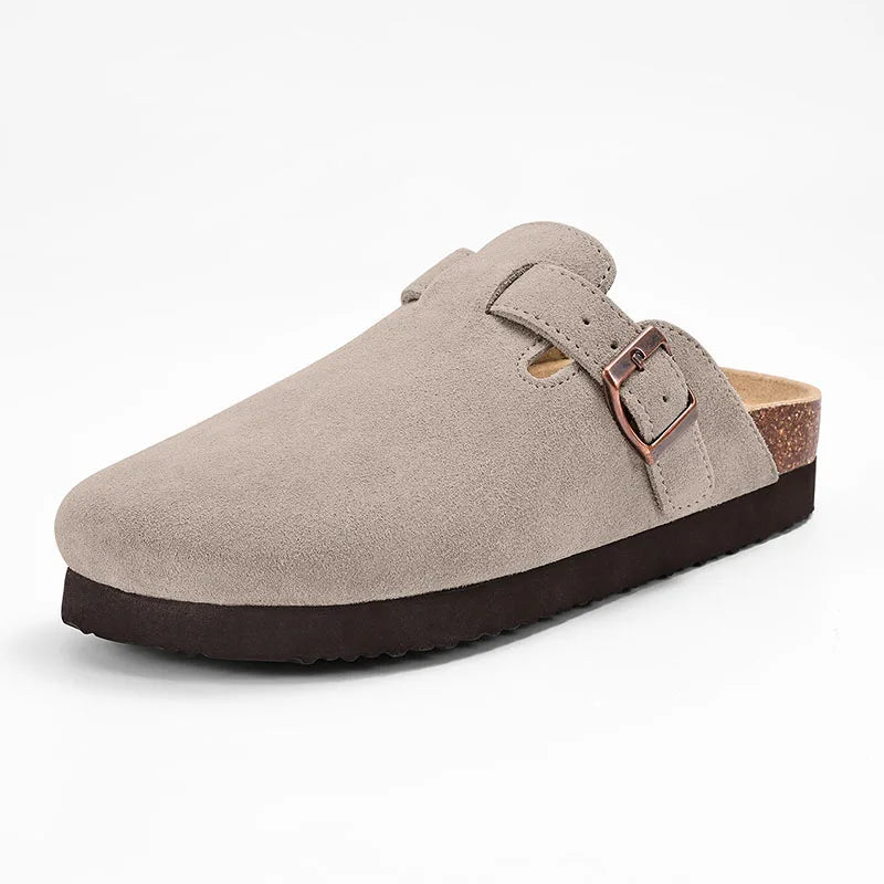 🔥 50% OFF – Unisex Genuine Suede Arch Support Clogs