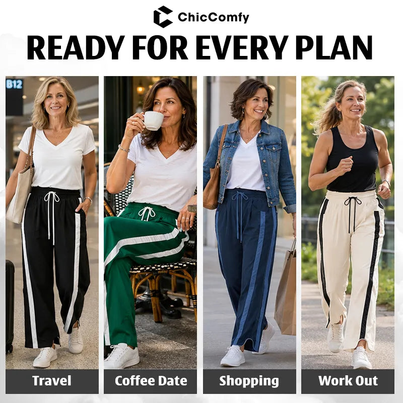 ChicComfy - Women Lightweight Comfort Track Pants
