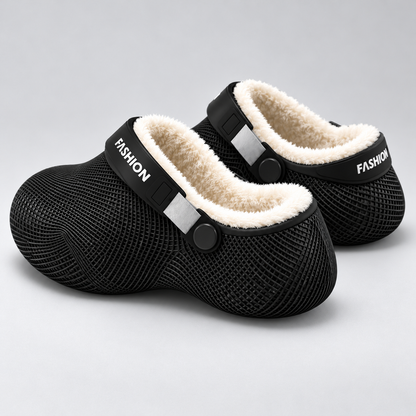 Fleece-Lined Back-Strap Clogs