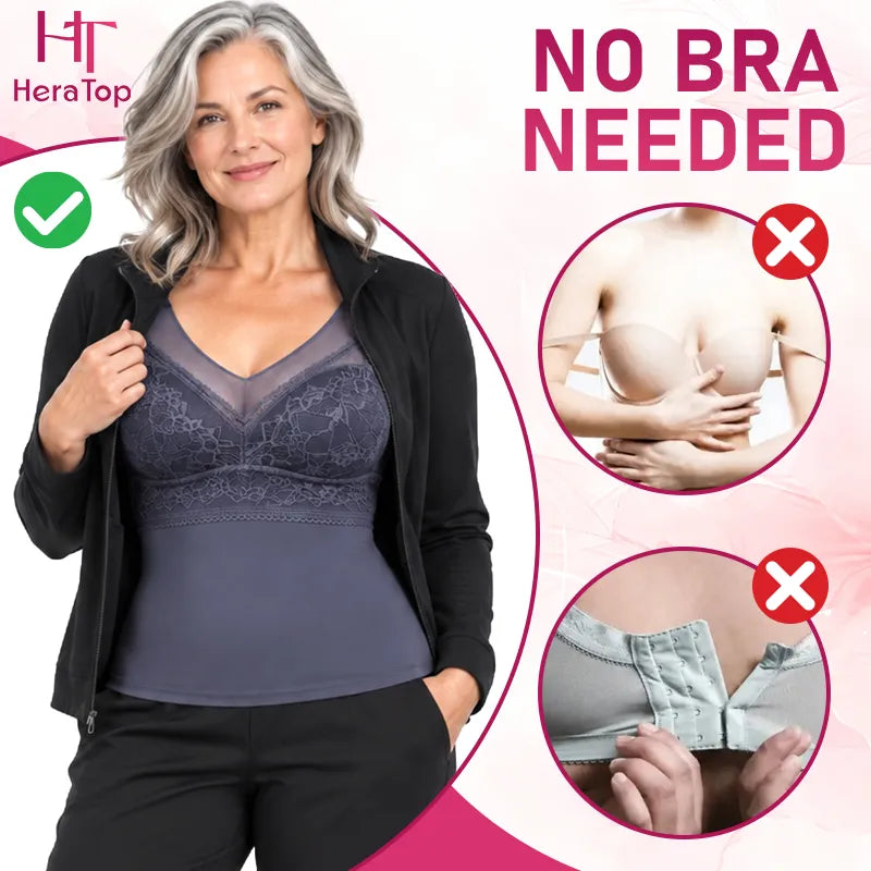 HeraTop®-Thermal Built-In-Bra Tank with Stay-Put Pads