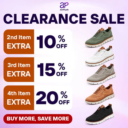 AirPlush - #1 Orthopedic Slip-On Oxfords for Seniors with Foot Pains