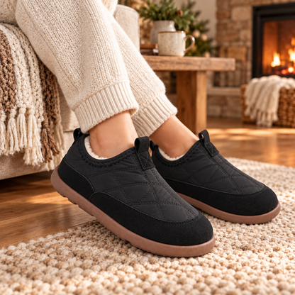 Comfortable Fleece-Lined Slip-On Shoes