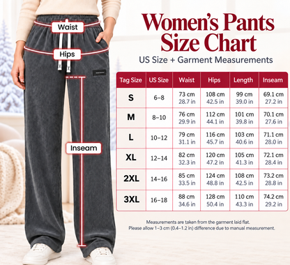 FlexaWarm - Cozy Stretch High-Waisted Corduroy Pants for Seniors