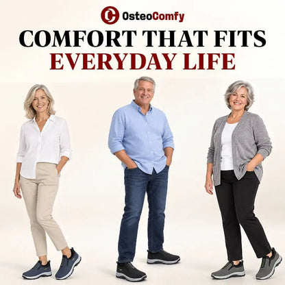 OsteoComfy - Unisex Orthopedic Slip-On Walking Shoes for Better Posture & All-Day Comfort
