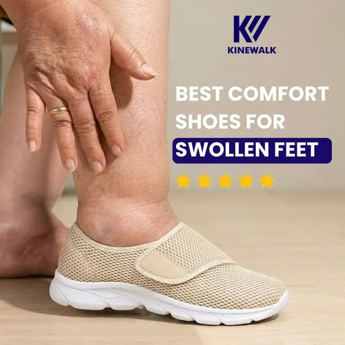 KineWalk - Comfort Orthopedic Shoes for Seniors, Edema & Diabetes