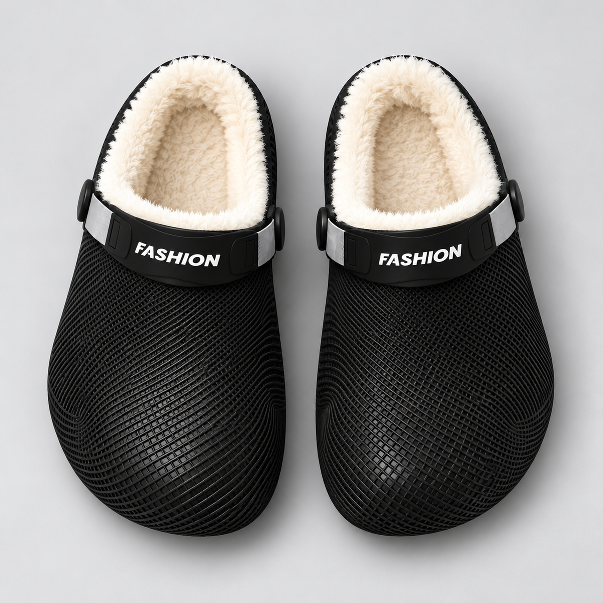 Fleece-Lined Back-Strap Clogs