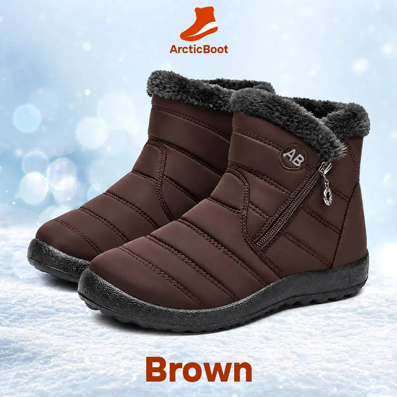 ArcticBoot - Thermal Waterproof Fleece-Lined Zip-Up Boots