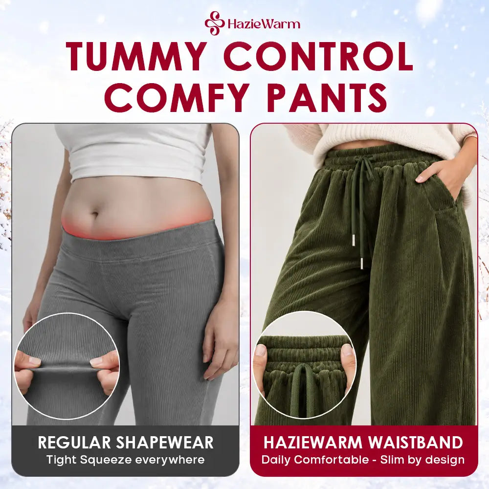HazieWarm - 2026 Best Selling Cozy Stretch Corduroy Pants for Seniors