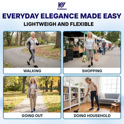 KineWalk - Comfort Orthopedic Shoes for Seniors, Edema & Diabetes