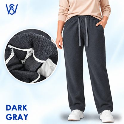 SoftyWarm - Women Cozy Fleece-Lined Relaxed Pants