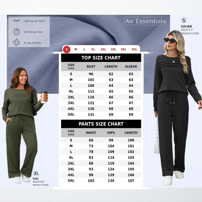 🔥LAST DAY SALE 70% OFF👍✨Women's 2026 US Casual Crew Neck Top & Drawstring Pants Set