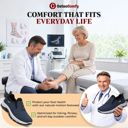 OsteoComfy - Unisex Orthopedic Slip-On Walking Shoes for Better Posture & All-Day Comfort