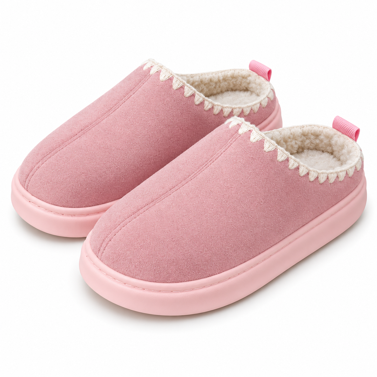 Non-Slip Lace-Up Winter Slippers
