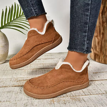 LAST DAY 55% OFF Women's Cozy Fleece-Lined Ankle Boots