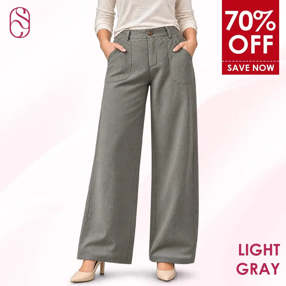 CheriShape - Lightweight Straight-Leg Comfort Pants for Seniors