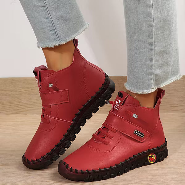 Women's Velcro Comfortable Casual Soft Sole Non-slip Ankle Boots