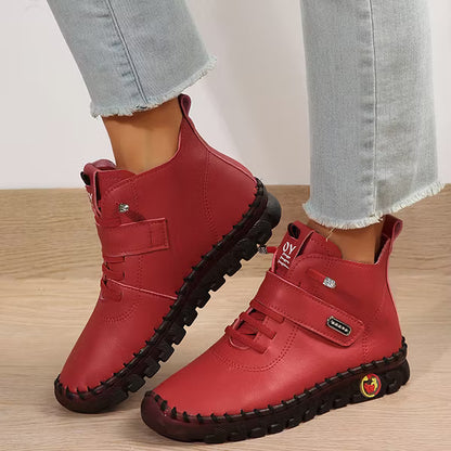 Women's Velcro Comfortable Casual Soft Sole Non-slip Ankle Boots