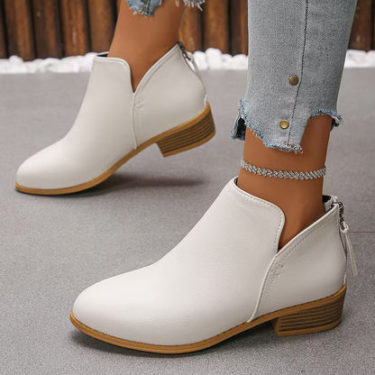 Last Day 50% OFF-Women's Ankle Boots & Booties Pull on Comfortable Comfortable Short Booties