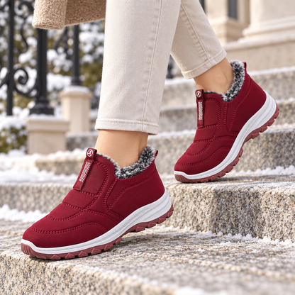 2026 New Arrival Women’s Waterproof Fur-Lined Ankle Boots