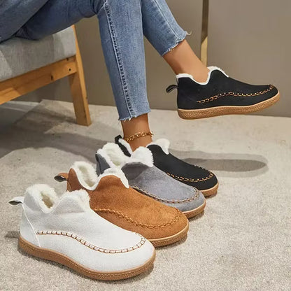 LAST DAY 55% OFF Women's Cozy Fleece-Lined Ankle Boots