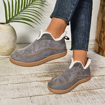 LAST DAY 55% OFF Women's Cozy Fleece-Lined Ankle Boots